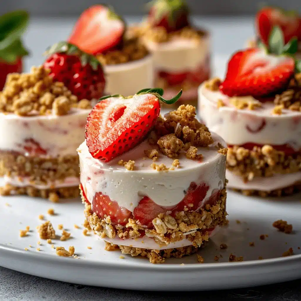 strawberry-cheesecake-crunch-cups Strawberry Cheesecake Crunch Cups - featured image