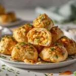air fryer buffalo chicken taco bombs - featured image