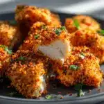 air fryer Nashville hot ranch chicken bites - featured image