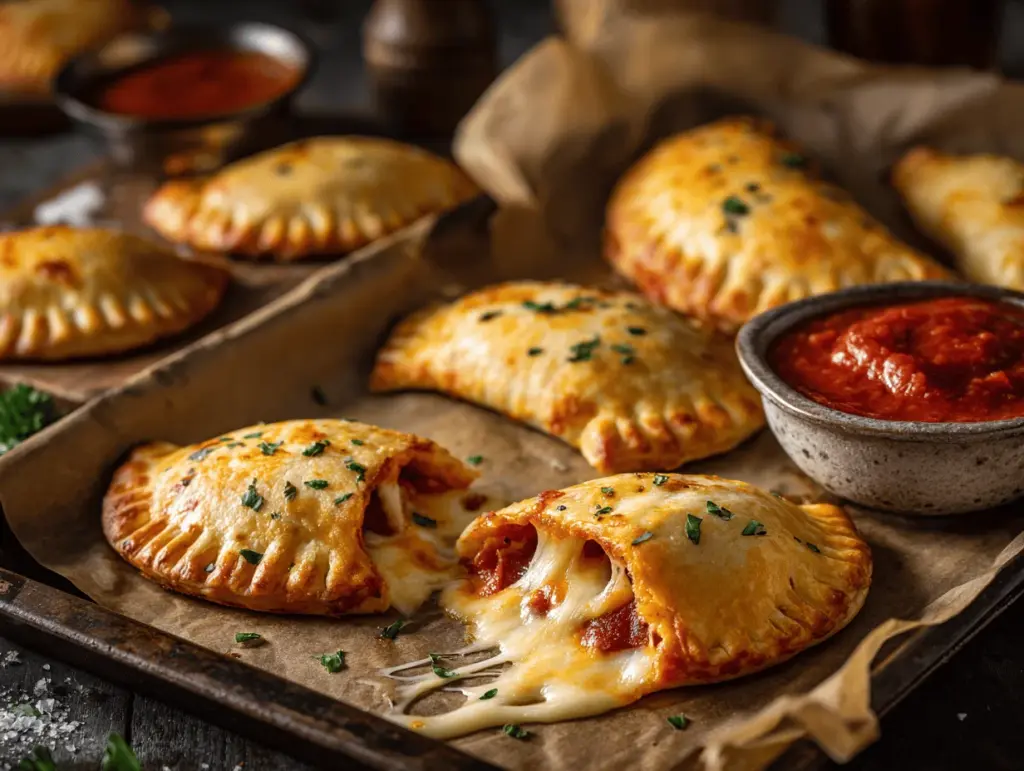 air fryer pepperoni pizza hot pockets - featured image