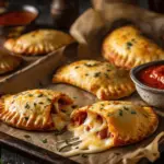 air fryer pepperoni pizza hot pockets - featured image