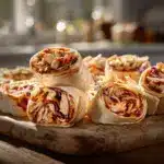 BBQ chicken coleslaw pinwheel sliders - featured image