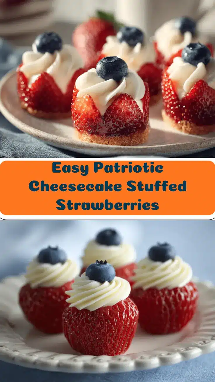 cheesecake stuffed strawberries recipe