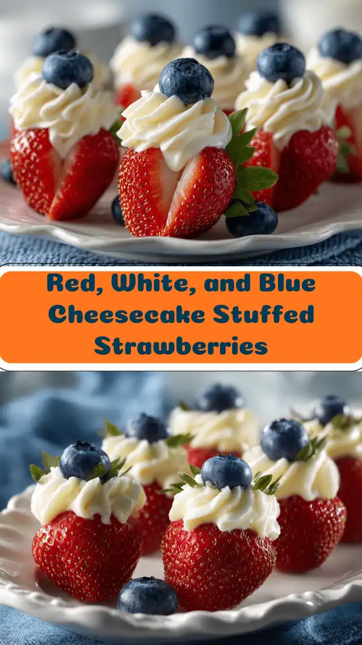 cheesecake stuffed strawberries recipe