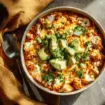 chicken enchilada cottage cheese bowl - featured image