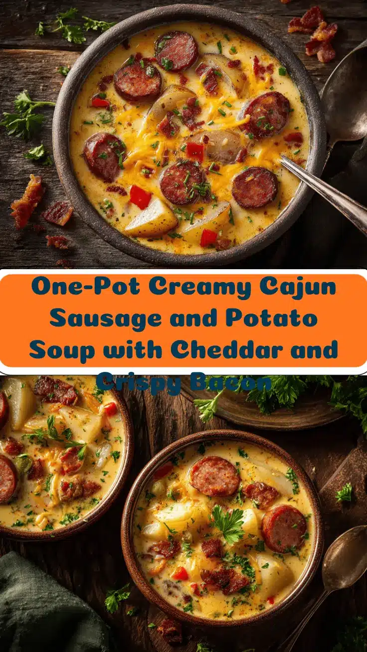 creamy Cajun sausage and potato soup recipe
