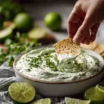 creamy cilantro lime avocado yogurt dip - featured image