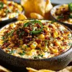 creamy Mexican street corn dip - featured image