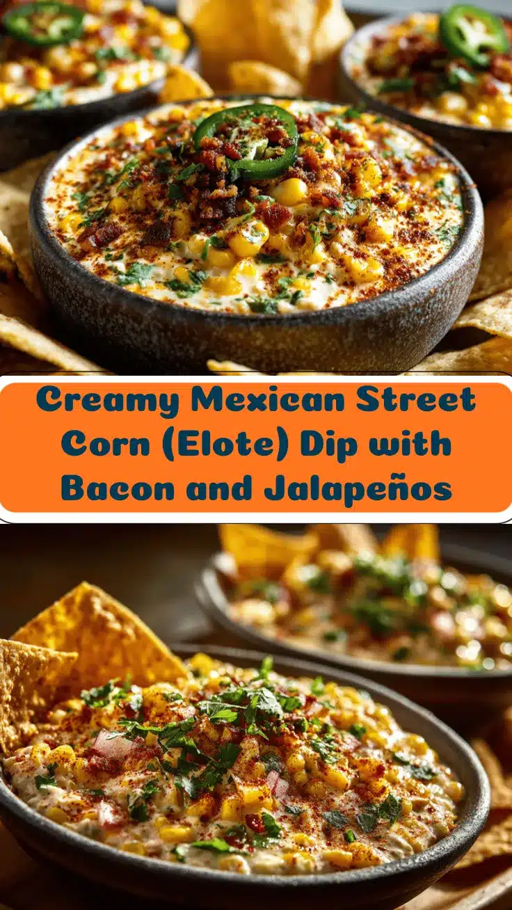 creamy Mexican street corn dip recipe