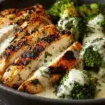 grilled chicken and broccoli bowls - featured image