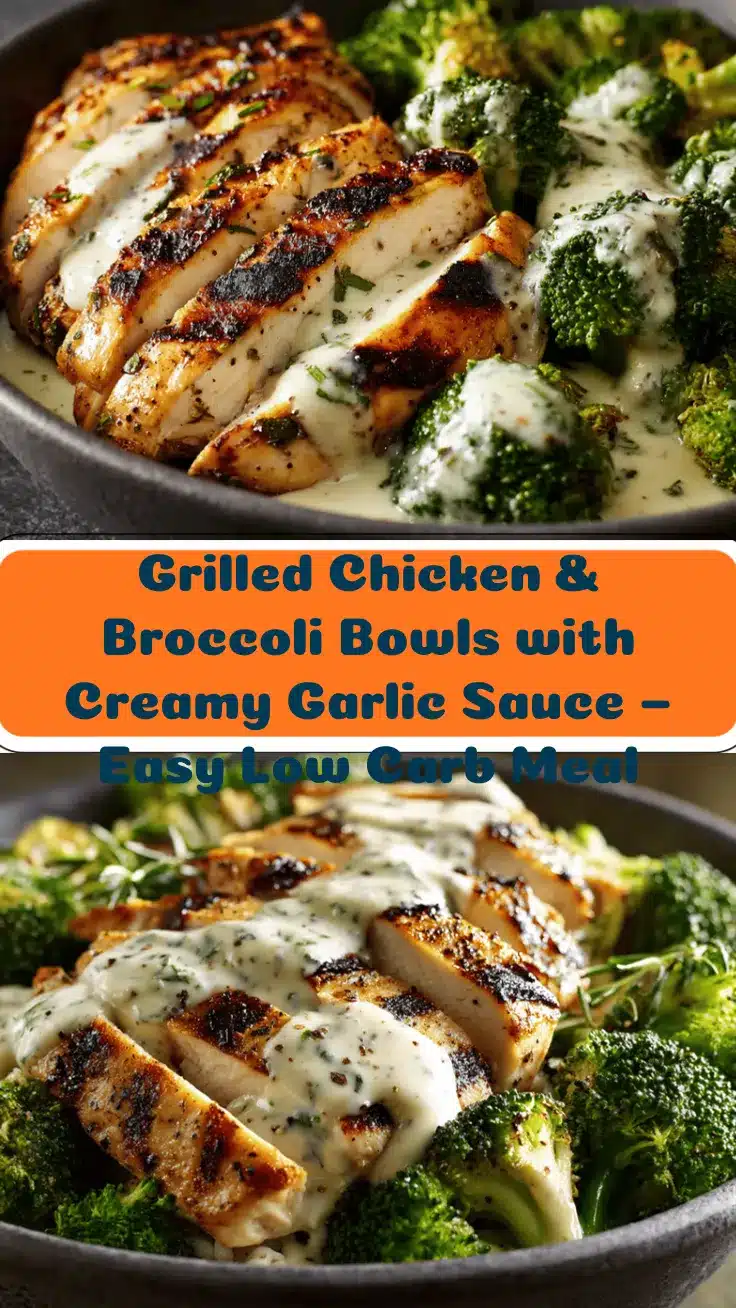 grilled chicken and broccoli bowls recipe