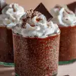high protein chocolate chia pudding parfaits - featured image