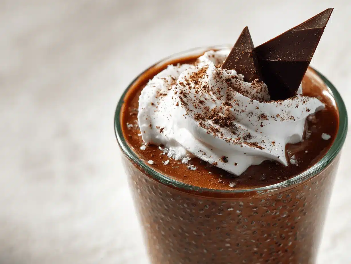 high protein chocolate chia pudding parfaits preparation steps