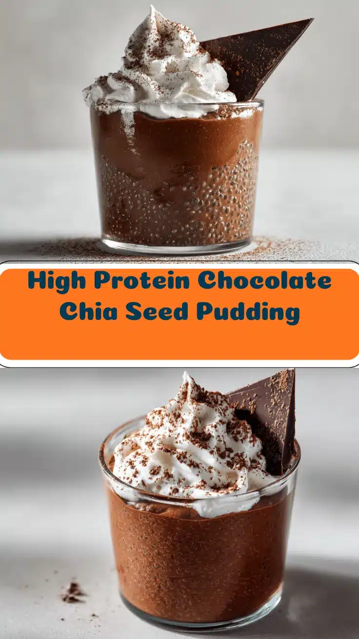 high protein chocolate chia seed pudding recipe