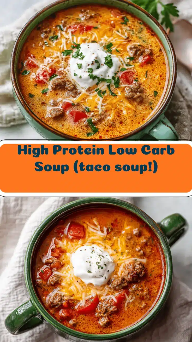 high protein low carb taco soup recipe