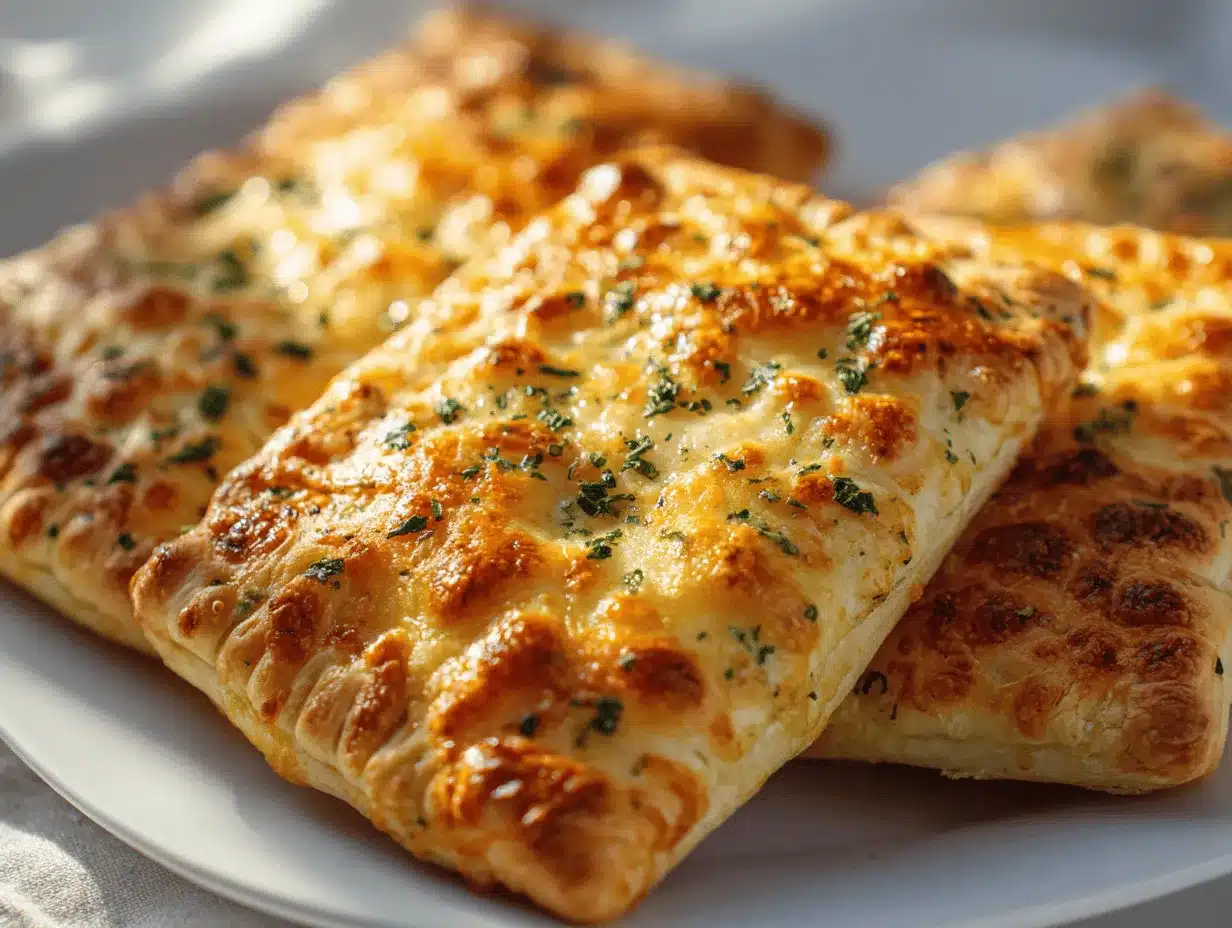 homemade cheesy pizza pockets preparation steps