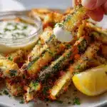 keto gluten-free zucchini fries - featured image