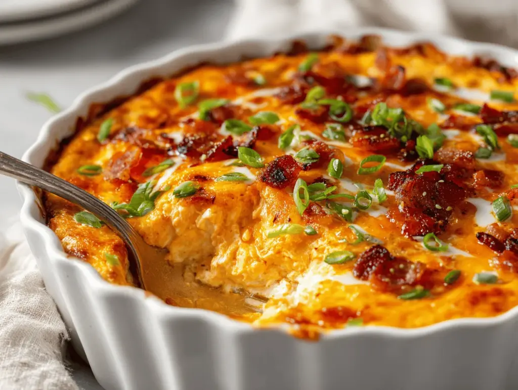 loaded buffalo chicken dip - featured image