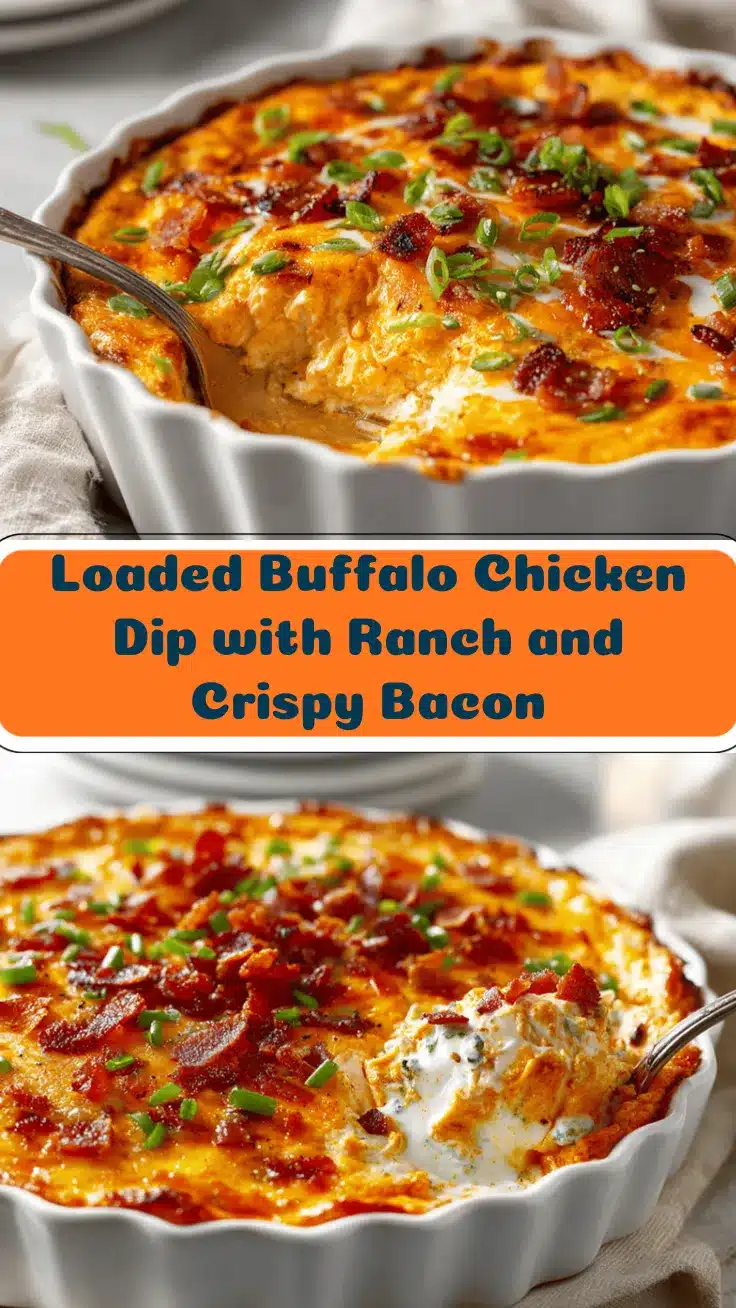 loaded buffalo chicken dip recipe