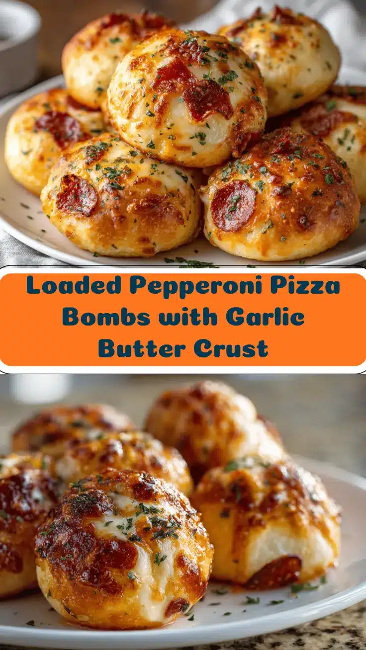 loaded pepperoni pizza bombs recipe