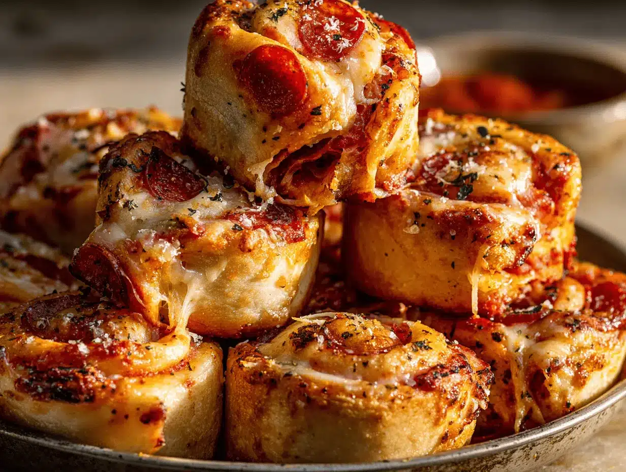 low-cal pizza rolls preparation steps