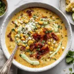 Mexican Street Corn Chicken Chowder - featured image
