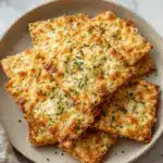 Parmesan cottage cheese crackers - featured image