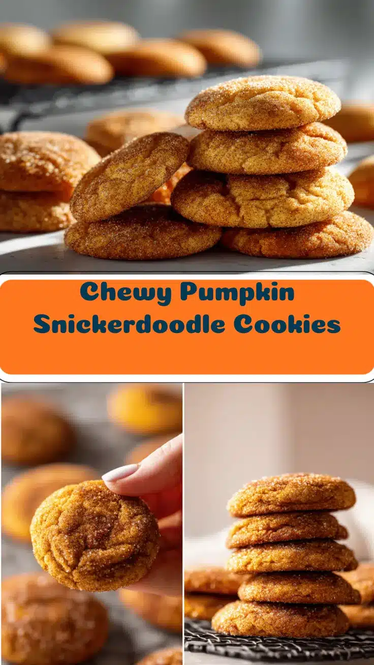 pumpkin snickerdoodle cookies recipe