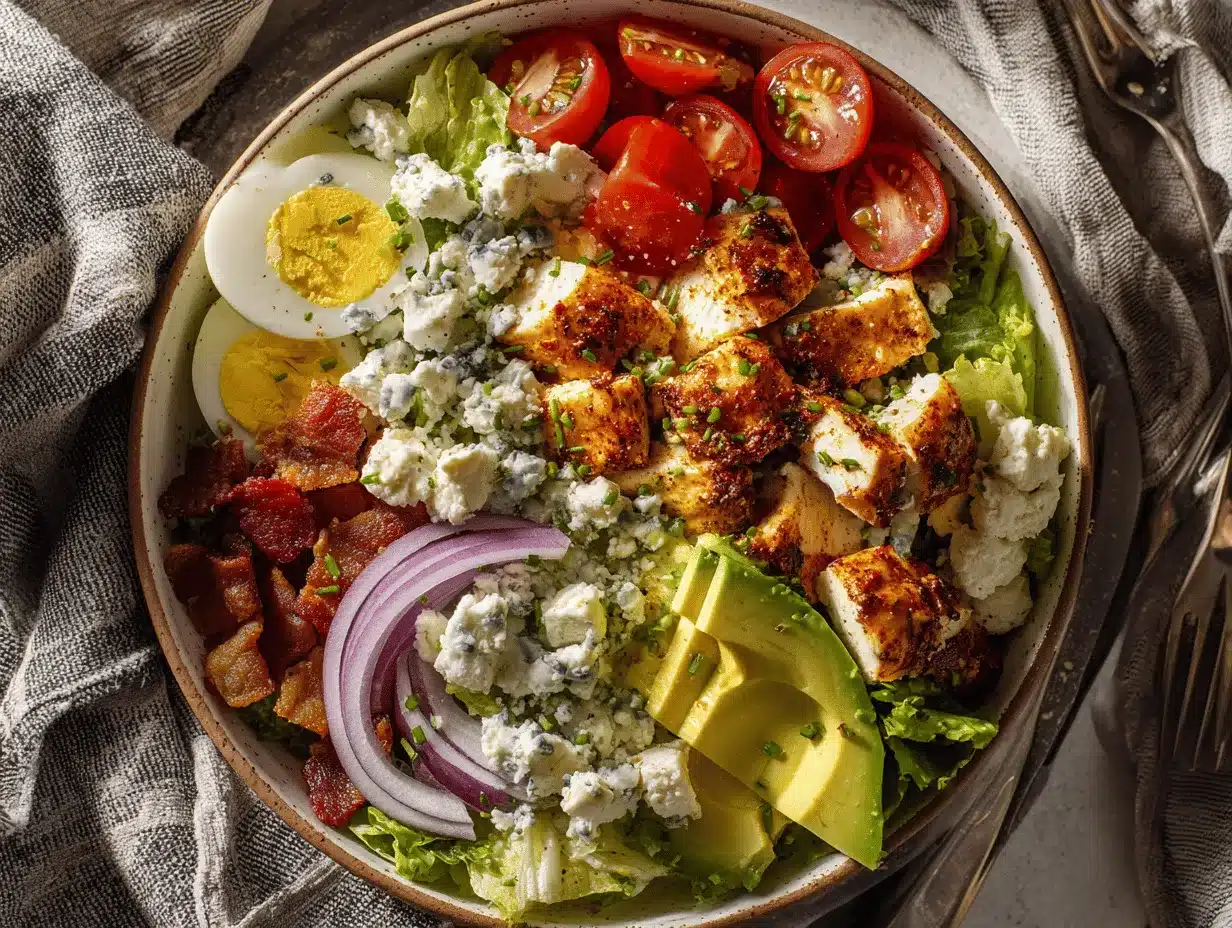 Ranch Chicken Cobb Salad preparation steps