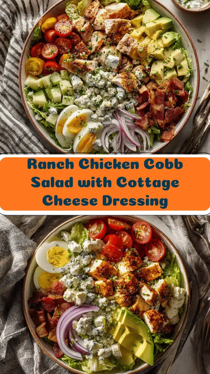 Ranch Chicken Cobb Salad recipe