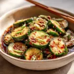 spicy cucumber salad - featured image