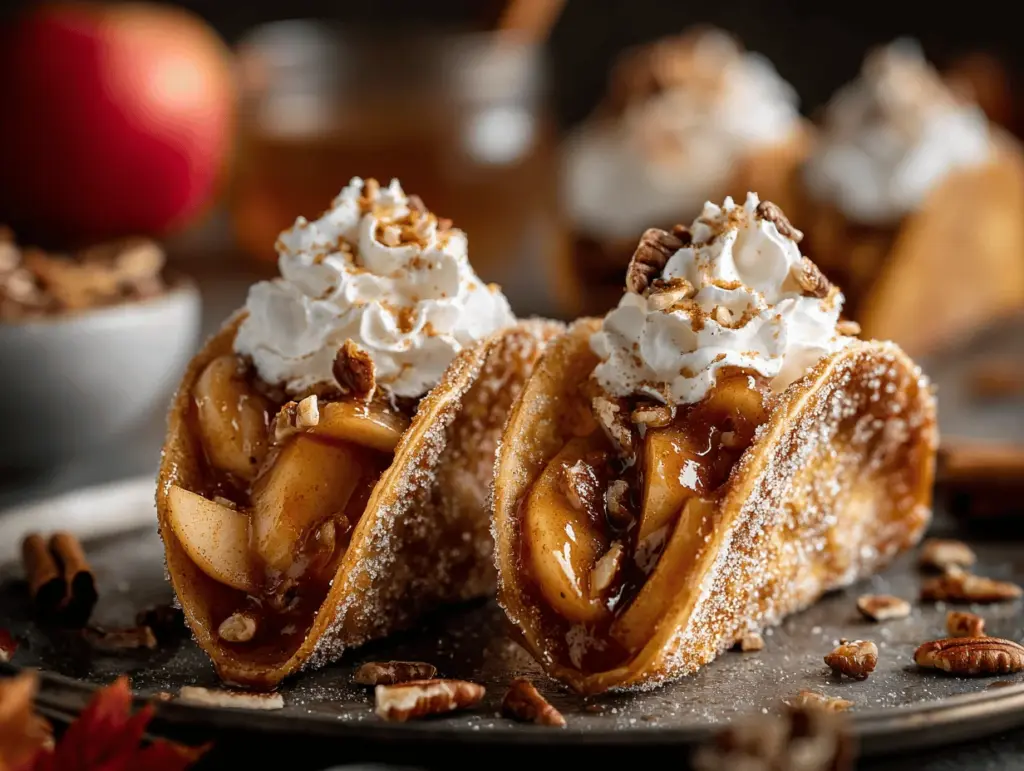 apple pie dessert tacos - featured image
