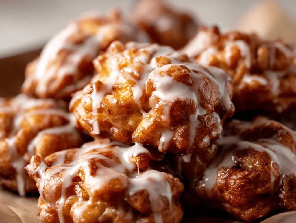 baked apple fritters - featured image