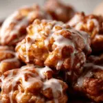 baked apple fritters - featured image