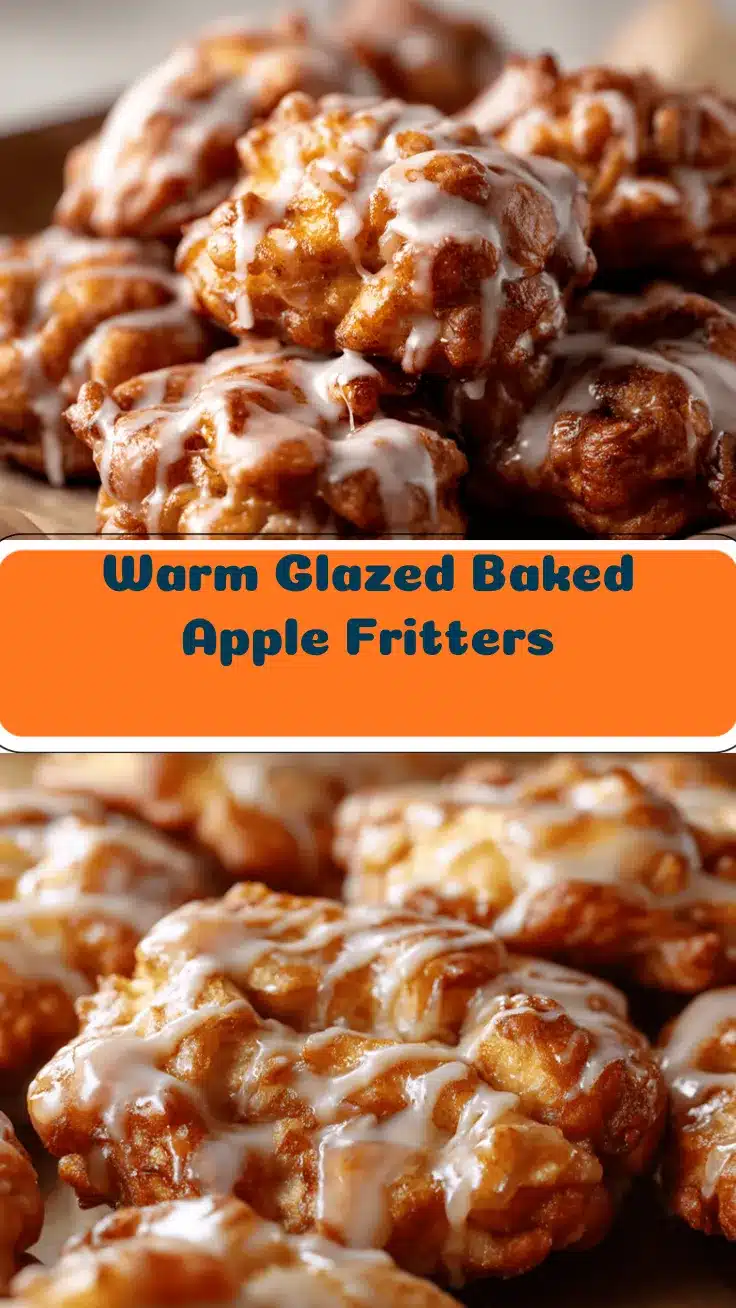 baked apple fritters recipe