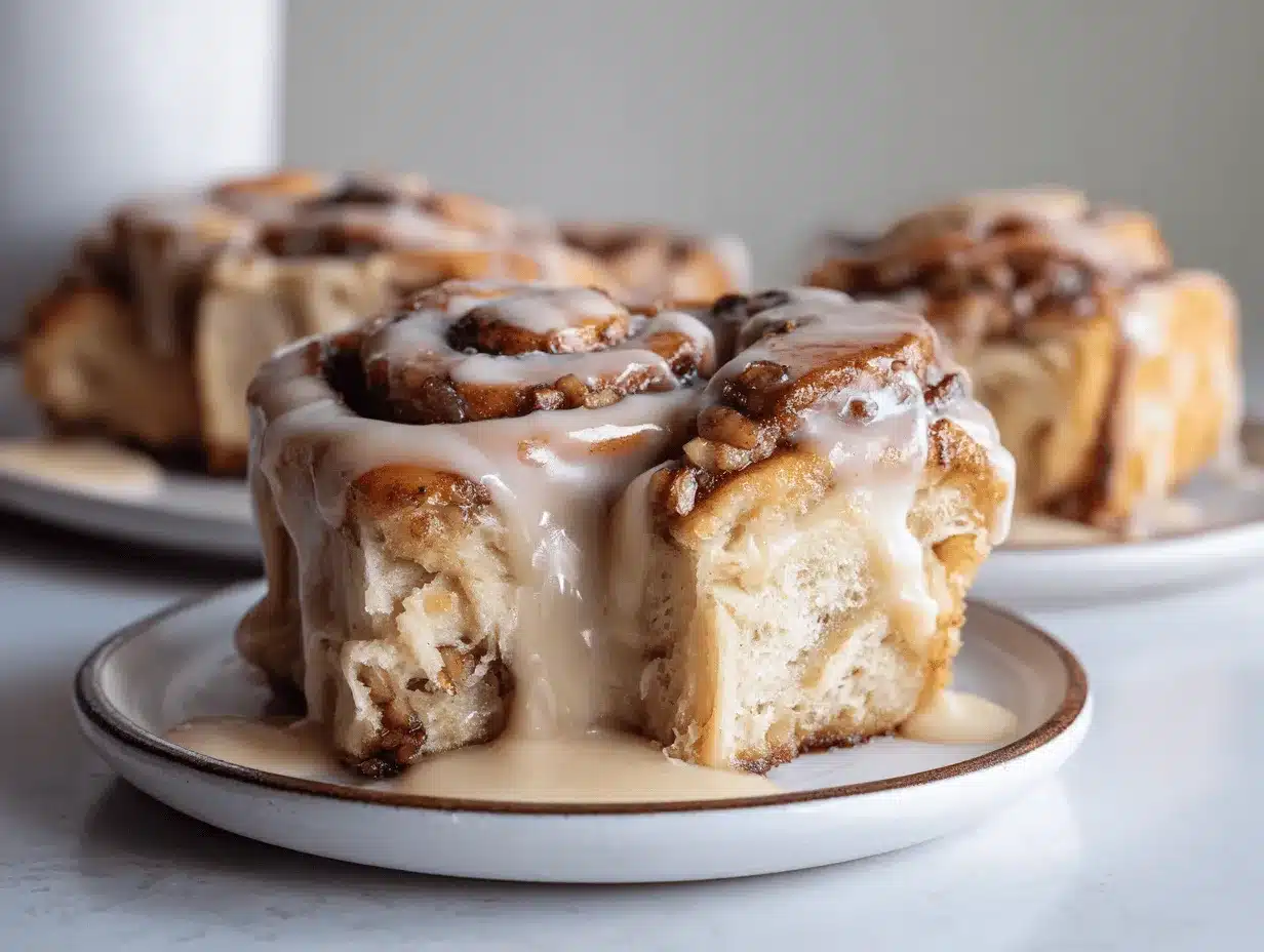 Banana Bread Cinnamon Rolls preparation steps