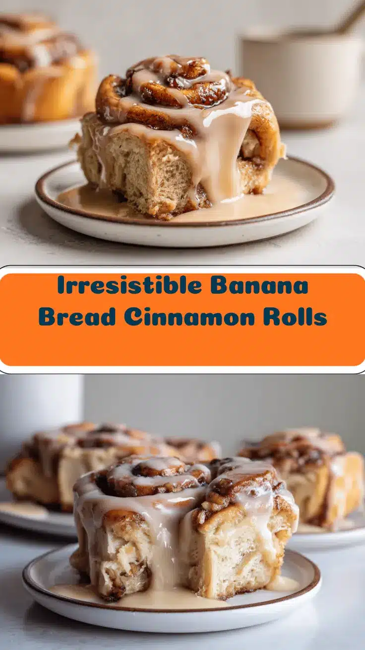 Banana Bread Cinnamon Rolls recipe