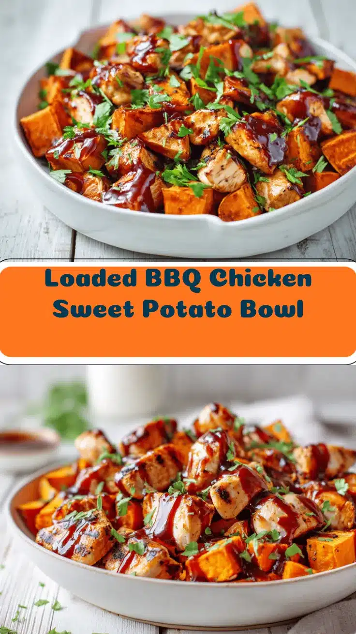 BBQ Chicken Sweet Potato Bowl recipe