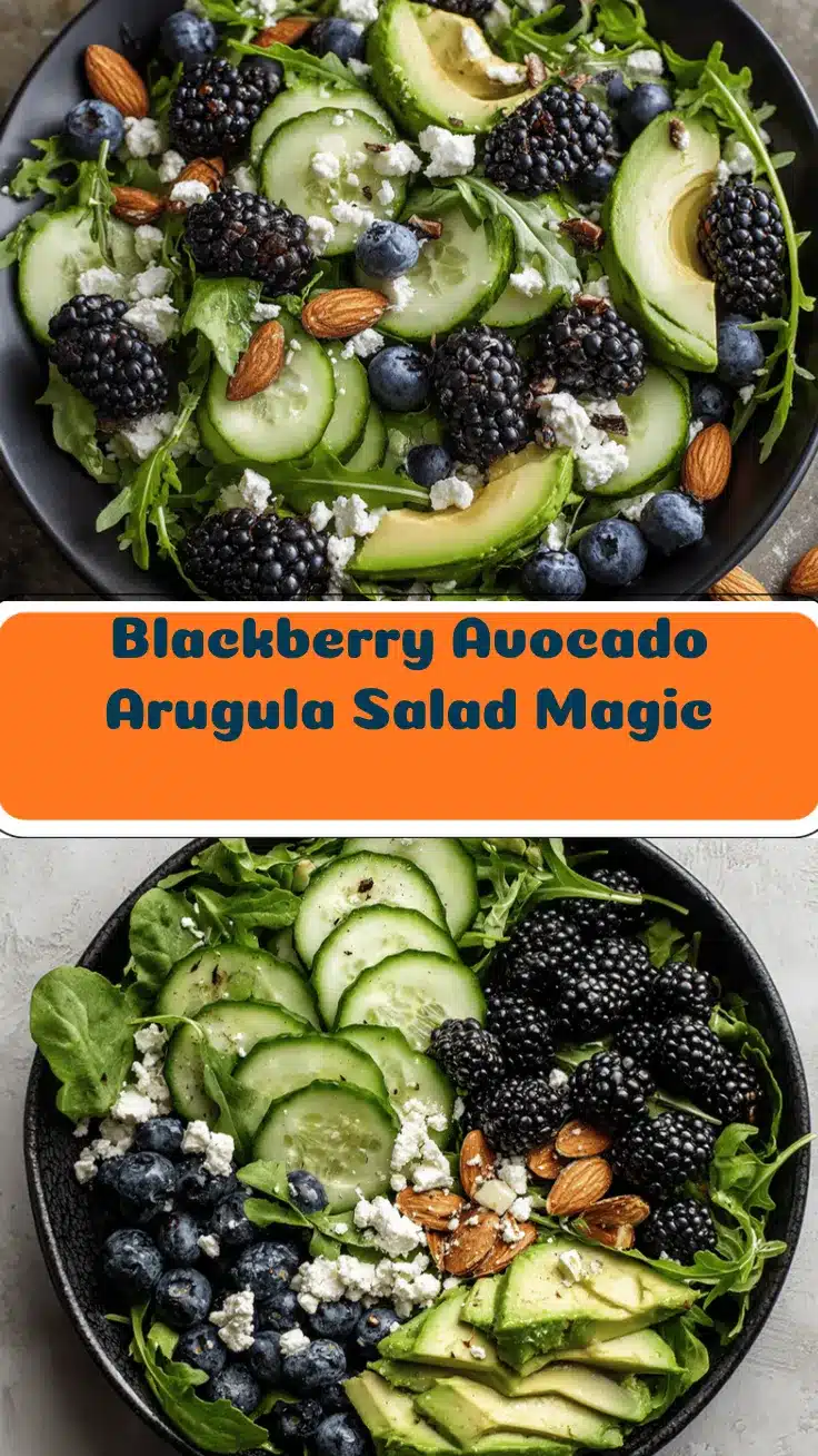blackberry avocado arugula salad recipe