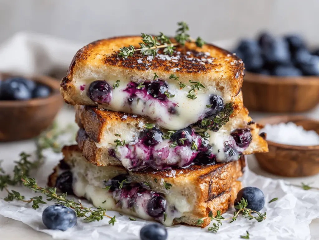 blueberry grilled cheese - featured image