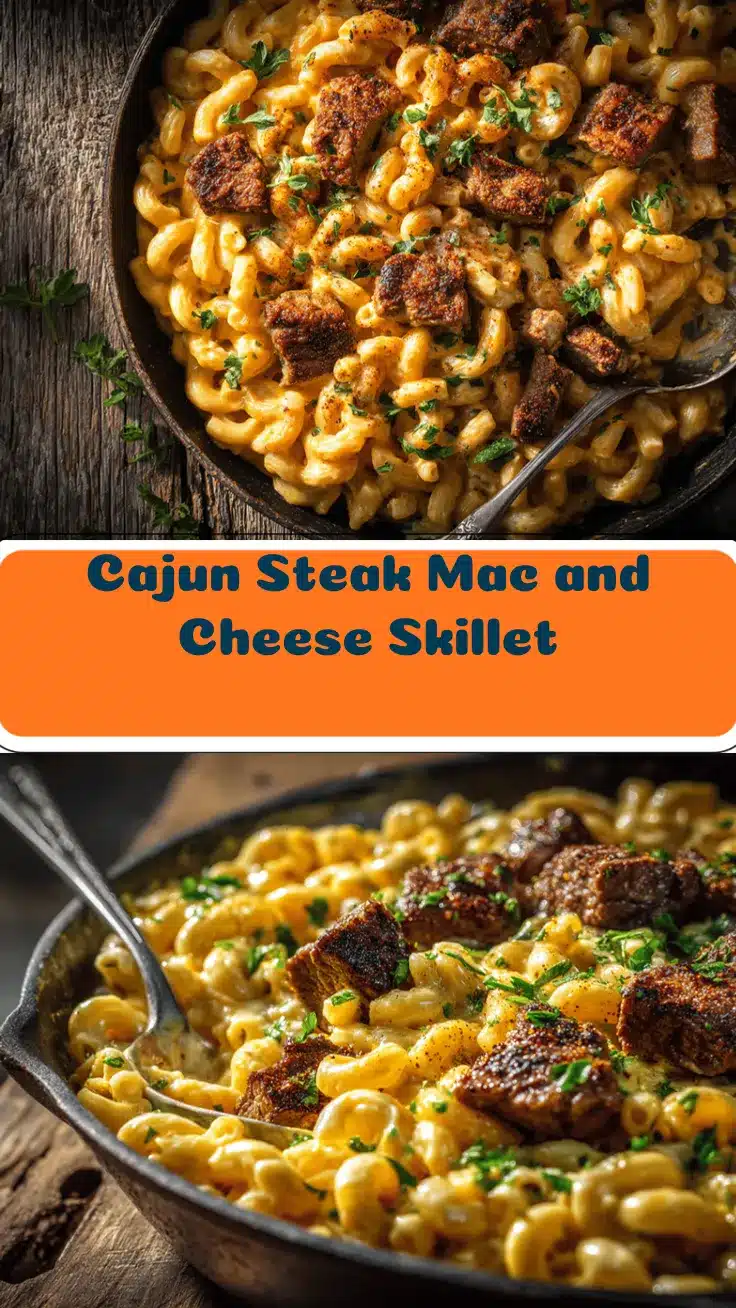 Cajun steak mac and cheese recipe