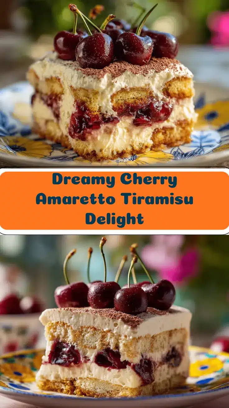 cherry amaretto tiramisu recipe