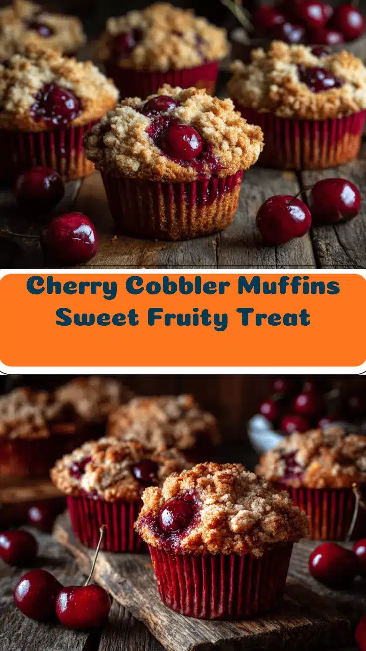 cherry cobbler muffins recipe