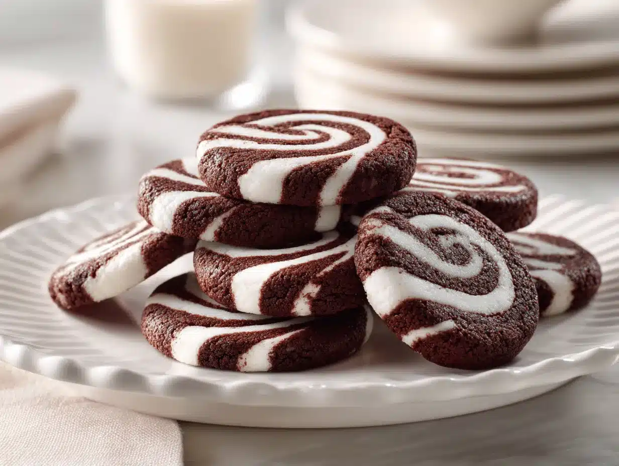 chocolate marshmallow swirl cookies preparation steps