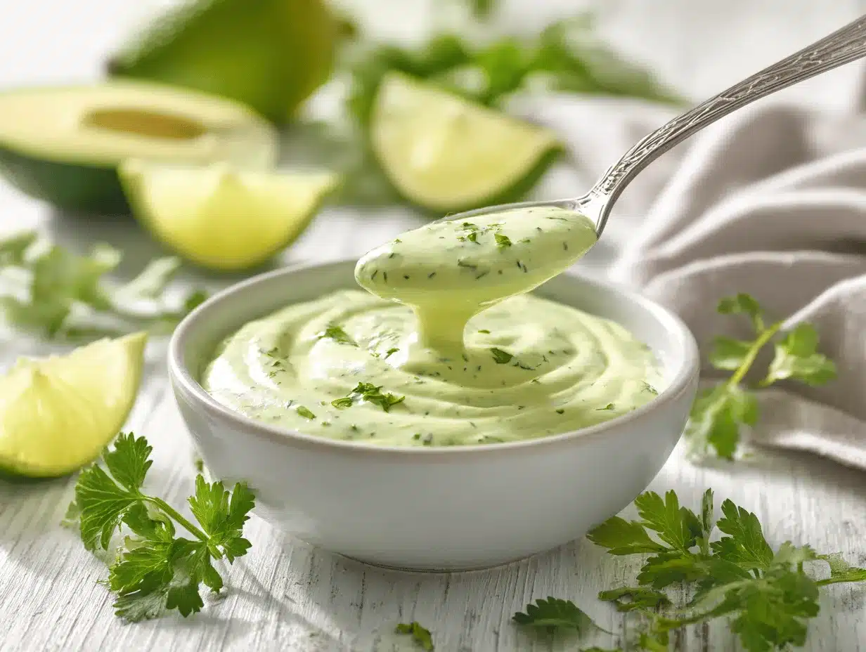 cilantro avocado yogurt dressing preparation steps