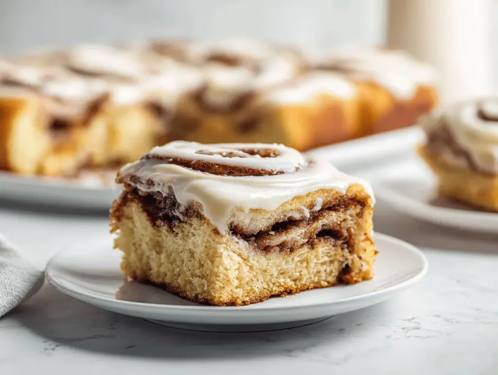 cinnamon roll bliss bars - featured image