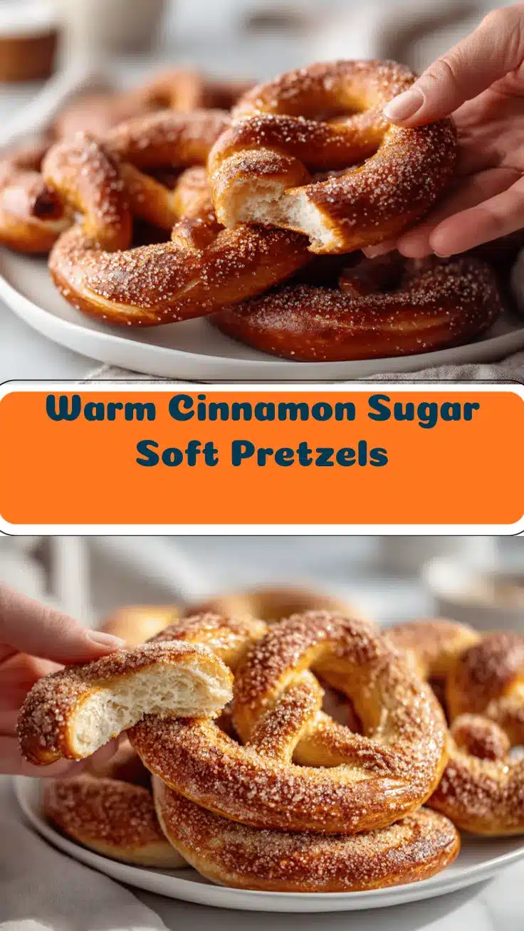 cinnamon sugar soft pretzels recipe