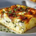 cottage cheese egg bake - featured image