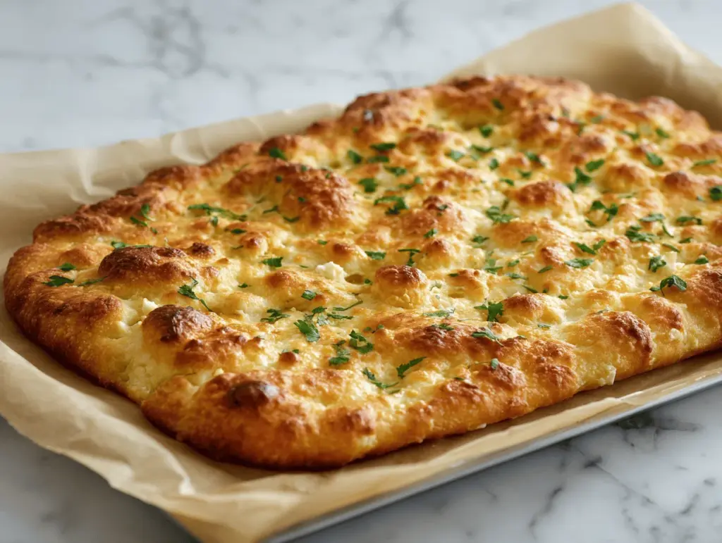 cottage cheese flatbread - featured image