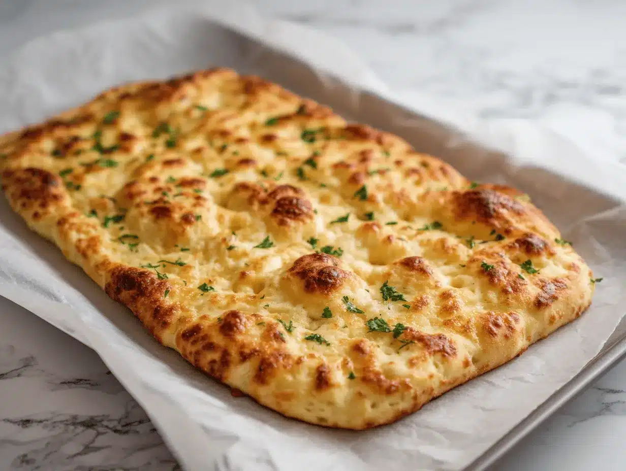 cottage cheese flatbread preparation steps